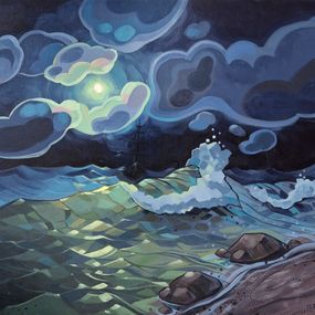 Pittura, Sea Within — Moonlit Journey, Natalie Borisenko