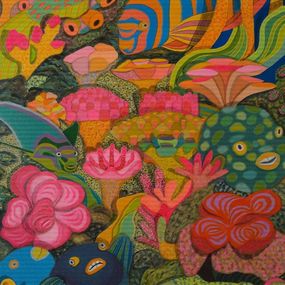 Pittura, La Rose Corail, Henri Ichiza