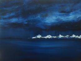 Painting, Nuit du Loup, Nathalie Le Reste