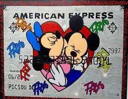 Pittura, Love American Express Mickey & Minnie, Stéphan Ouzilou (Fano)