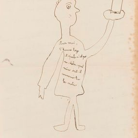 Fine Art Drawings, L’Homme large d’épaules, Gaston Chaissac