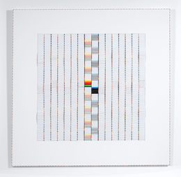 Scultura, Carré blanc ondulé, Françoise Luciani