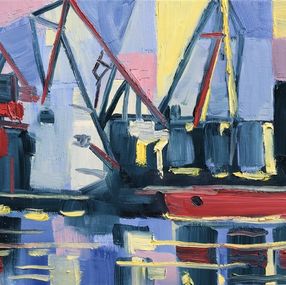 Gemälde, Port de commerce de Sète, Joël Monnier