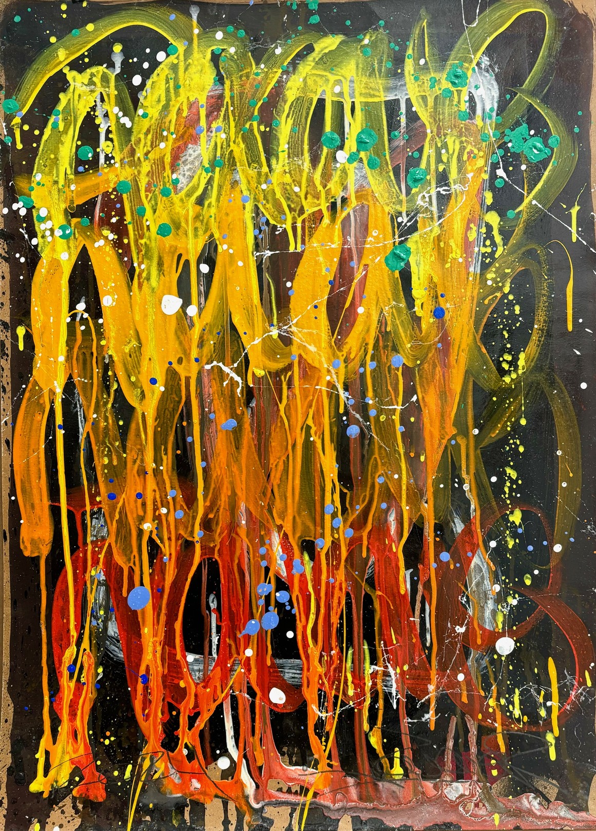 JonOne, Peinture sur papier JonOne, Peinture sur papier