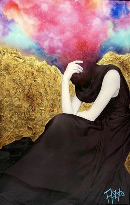 Painting, Golden Mind, Stéphan Ouzilou (Fano)