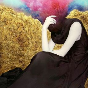 Painting, Golden Mind, Stéphan Ouzilou (Fano)
