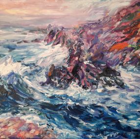 Peinture, Rocky Shoreline, Anna Privaloff