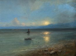 Painting, Supper Moon, Karen Darbinyan