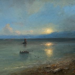 Painting, Supper Moon, Karen Darbinyan