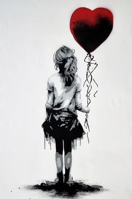 Peinture, Girl With A Balloon, Asko