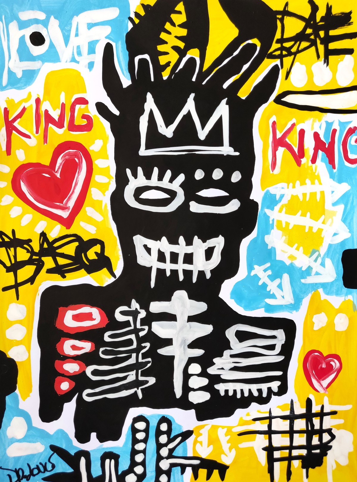 Dr. Love, Love king (a tribute to Basquiat) Dr. Love, Love king (a tribute to Basquiat)