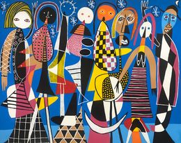 Painting, Multitud, Enrique Pichardo