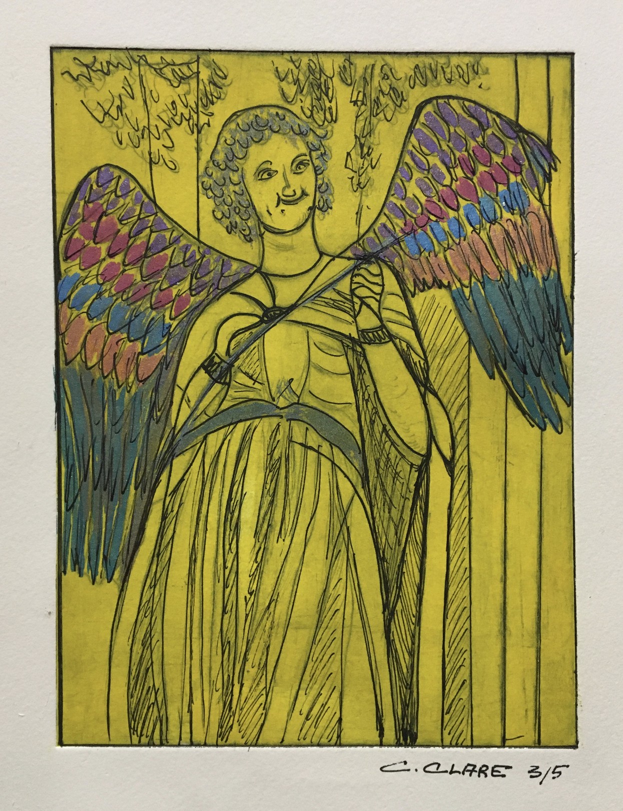 Catherine Clare, L'ange au sourire de la cathédrale de Reims N°3 Catherine Clare, L'ange au sourire de la cathédrale de Reims N°3