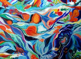 Peinture, Voyage aquatique, Irene Mahon