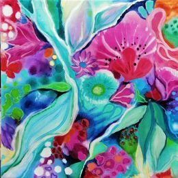 Peinture, Bouquet sauvage, Irene Mahon