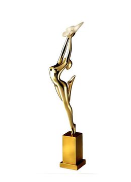 Sculpture, Nymphe d'or, Bernard Rives