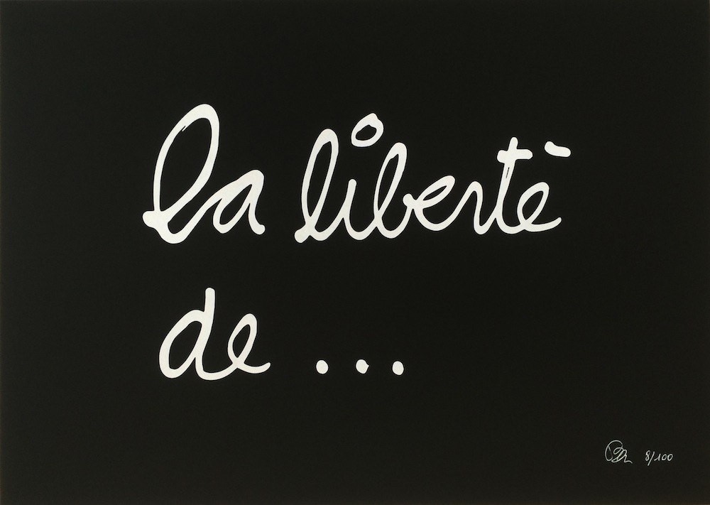 Ben, La liberté de... Ben, La liberté de...