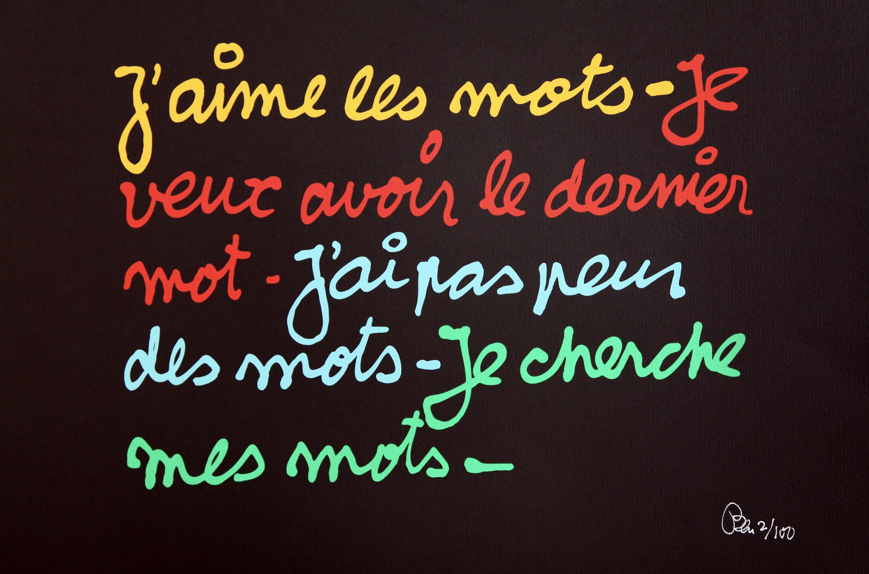 Ben, J'aime les mots Ben, J'aime les mots