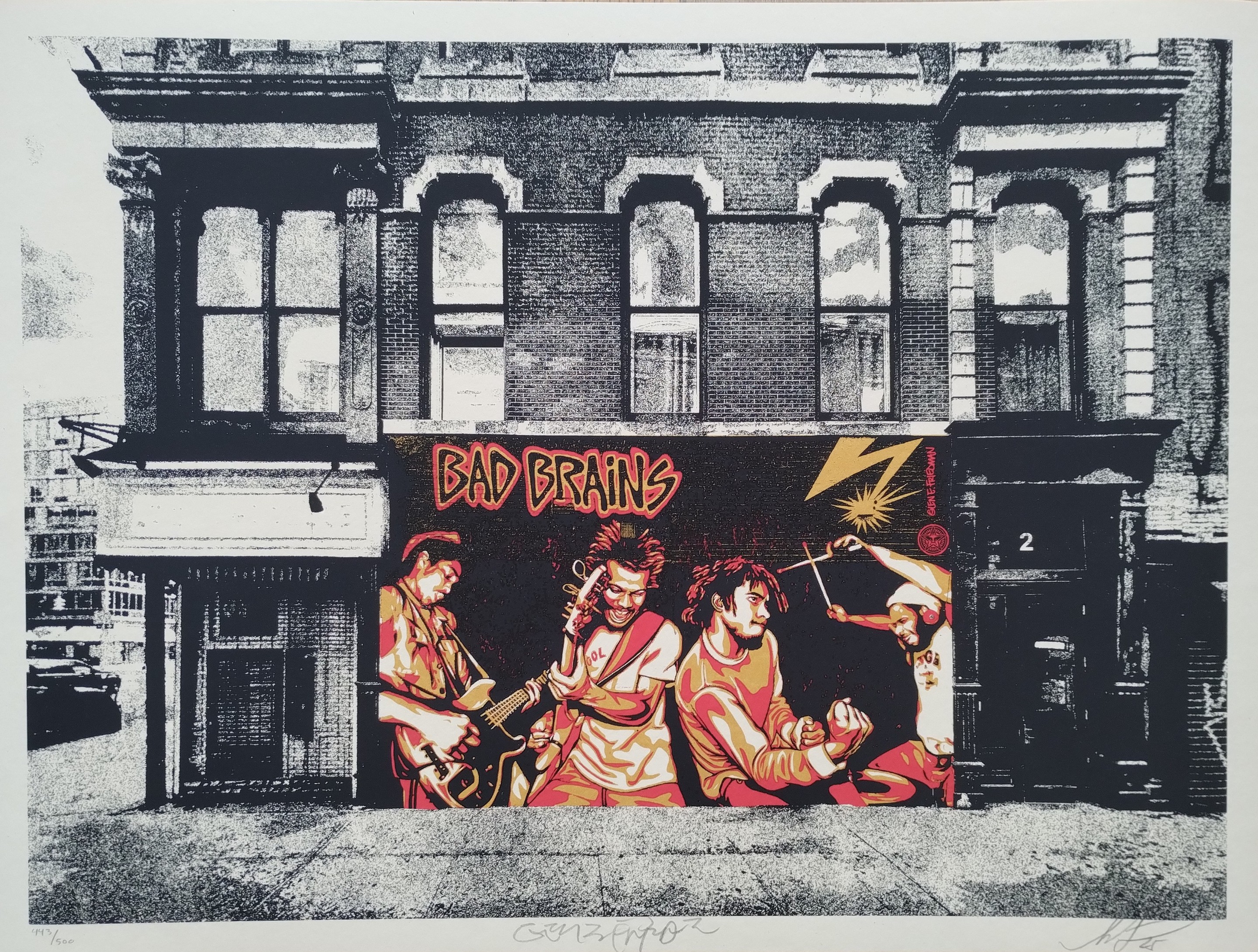 Shepard Fairey (Obey), Bad Brains Bowery and Bleecker Shepard Fairey (Obey), Bad Brains Bowery and Bleecker