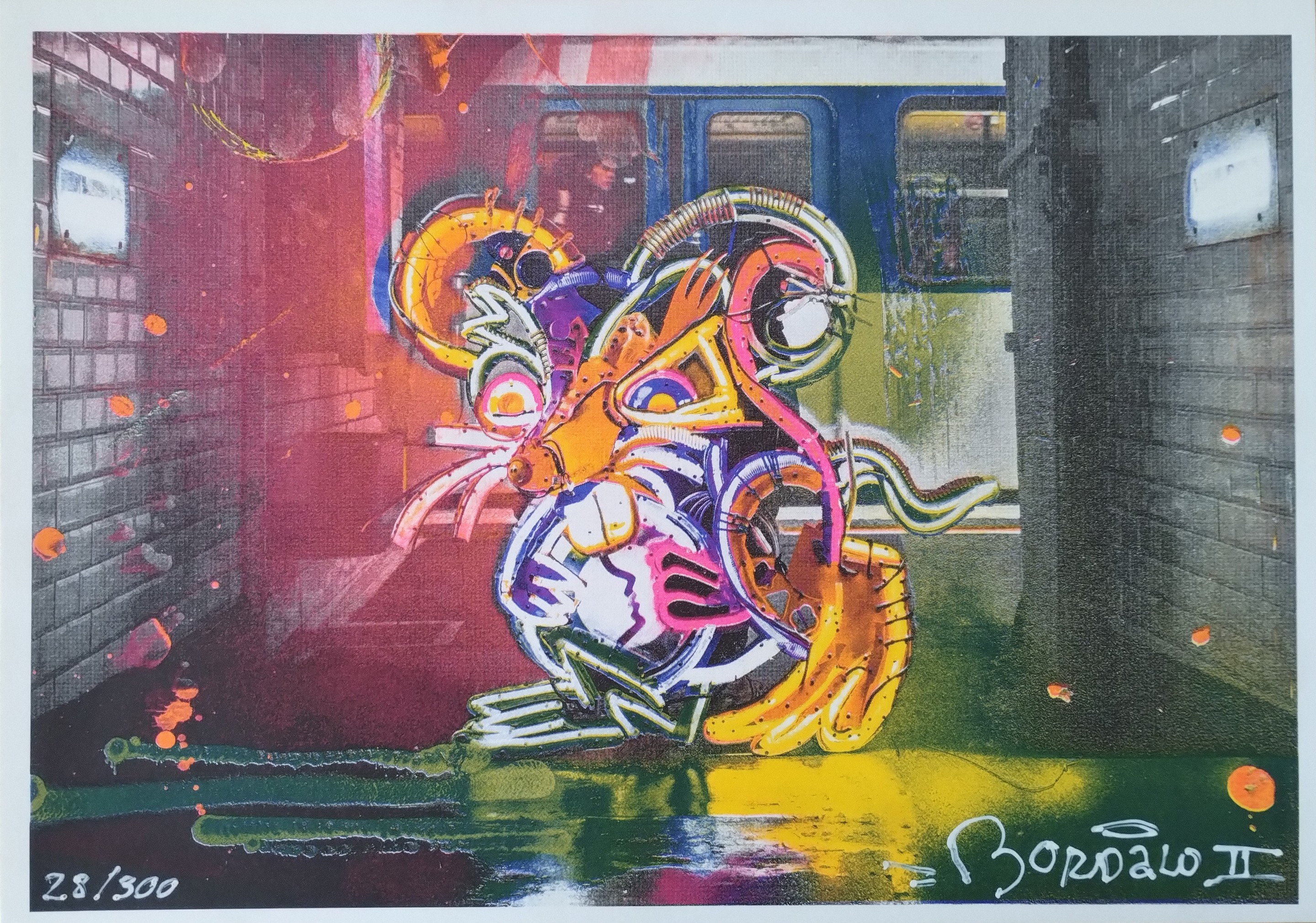 Bordalo, Print Lighted Rat Bordalo, Print Lighted Rat