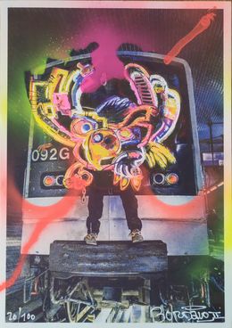 Édition, Print Lighted Raven (réhaussé), Bordalo