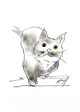 Dessin, Mon espiègle de Minette !, Noël Granger