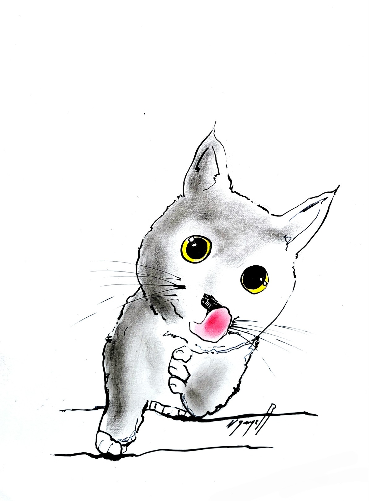 Noël Granger, Langue de chat ! Noël Granger, Langue de chat !