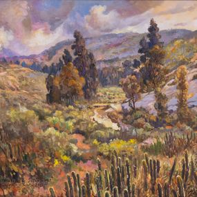 Painting, View of Villa Recreo, Benjamín Lafuente