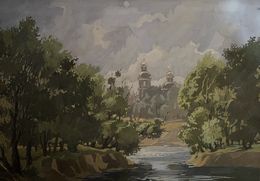 Peinture, Monastery, Alexander Litvinov