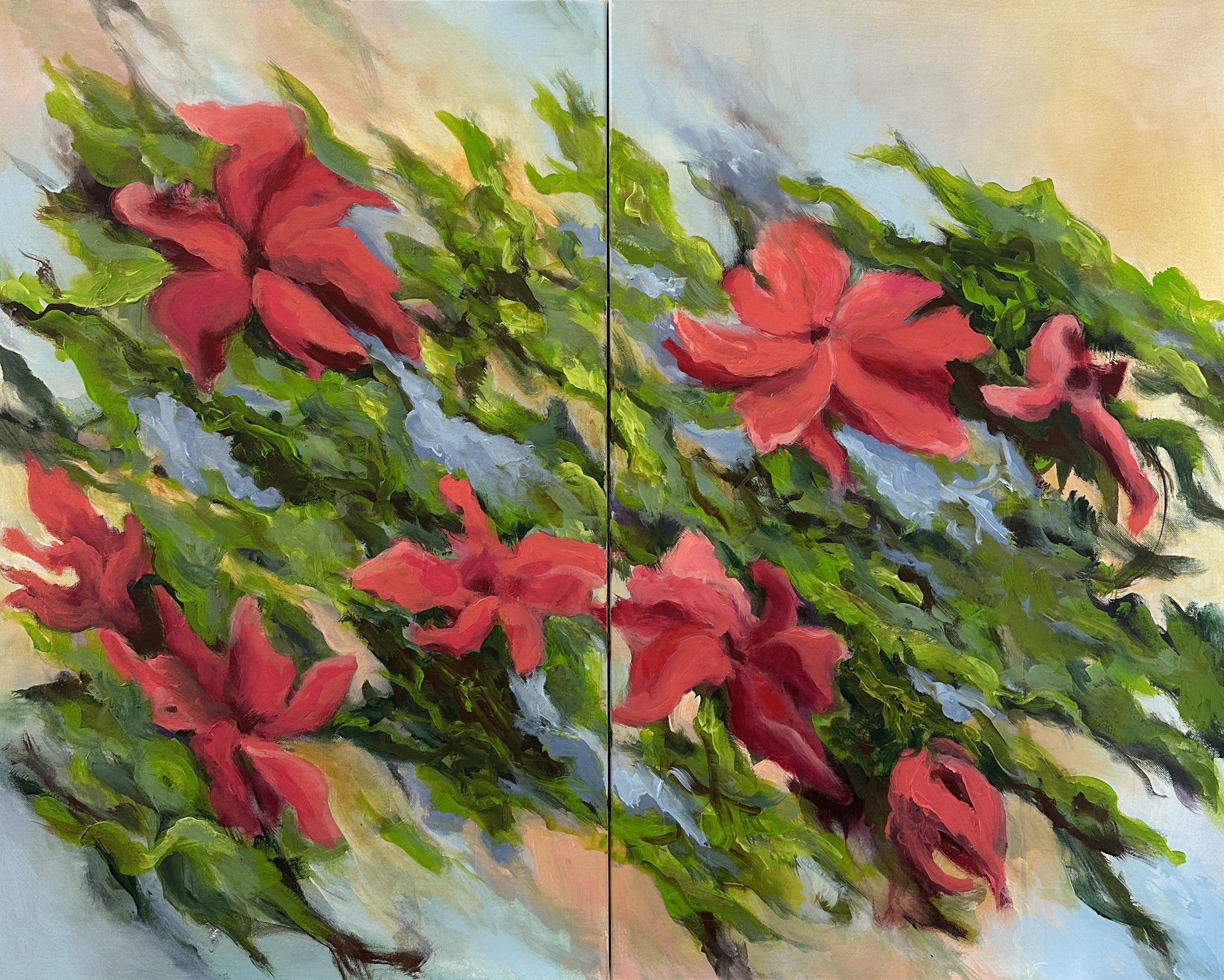 Iryna Bondar, Diptych Petunia Iryna Bondar, Diptych Petunia
