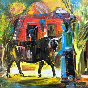 Pintura, Morning by the Stable, Seyran Gasparyan