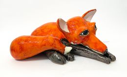 Sculpture, Charming Lovely Fox (large size), Viktor Zuk