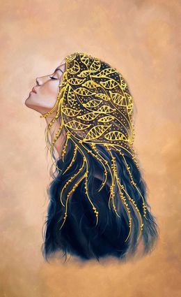 Peinture, Cautiva dorada, J Hanter