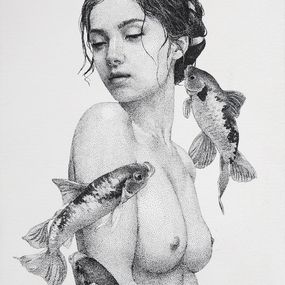 Fine Art Drawings, Prisces, Iana Cherepansky