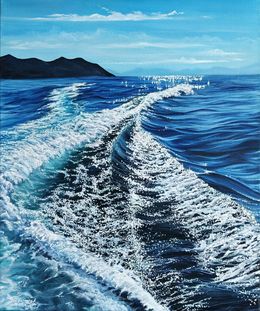Painting, Scattering of Baikal stars, Anna Bychkova