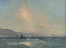 Painting, Ocean View, Karen Darbinyan