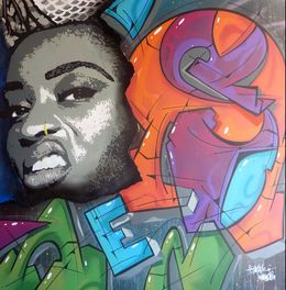 Gemälde, Black power, Saname
