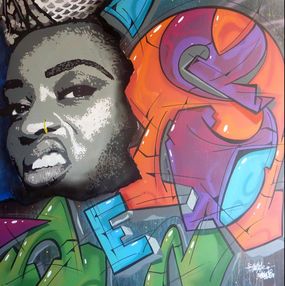 Gemälde, Black power, Saname