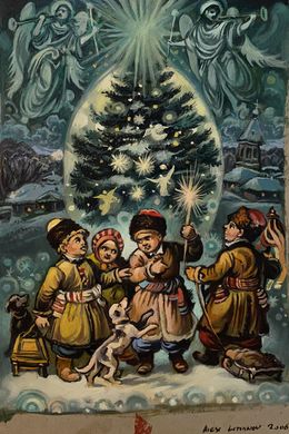 Peinture, Christmas, Alexander Litvinov