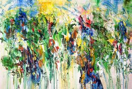 Painting, Green Symphony XL 1, Peter Nottrott