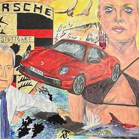 Gemälde, Porche, Helena Kotnik