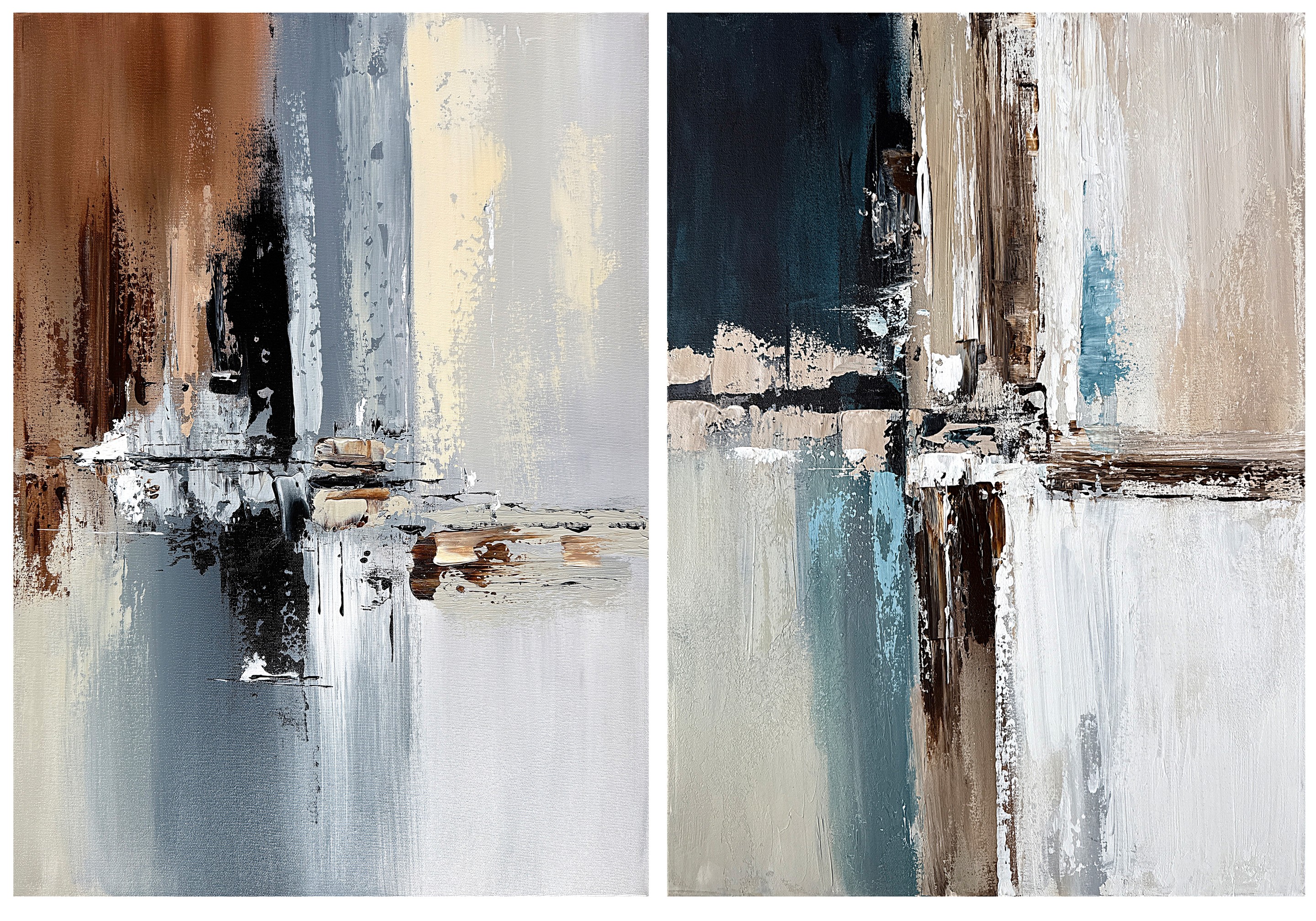 Tatiana Malinovscaia, Echoes of Form, Diptych Tatiana Malinovscaia, Echoes of Form, Diptych