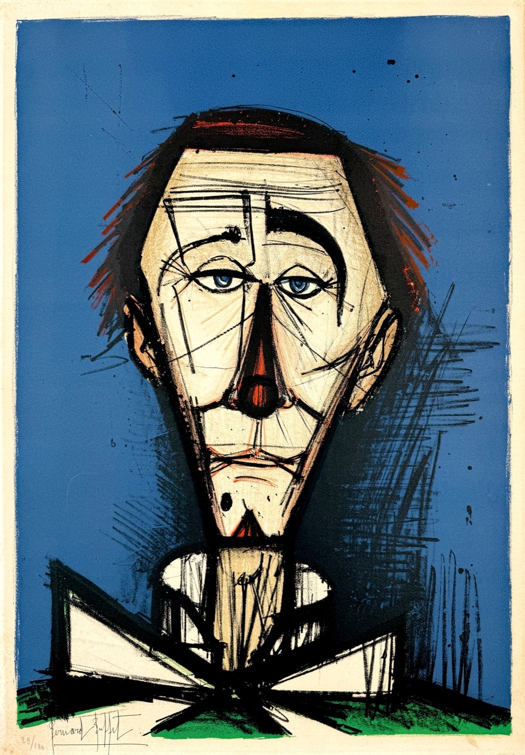 Bernard Buffet, Clown L’Auguste Bernard Buffet, Clown L’Auguste