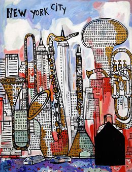 Peinture, New York City, Richard Boigeol