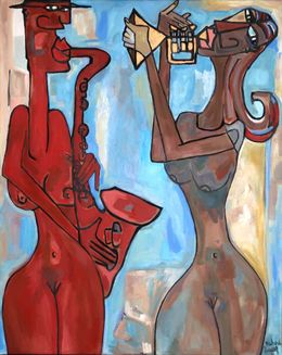 Peinture, Les Muses, Richard Boigeol