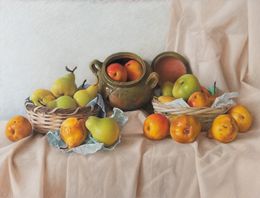 Peinture, Pear season in Cochabamba, Karina Lara