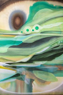 Painting, Emerald morning, Vanessa Onuk
