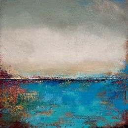 Peinture, Shimmering sea, Brigitte Dravet