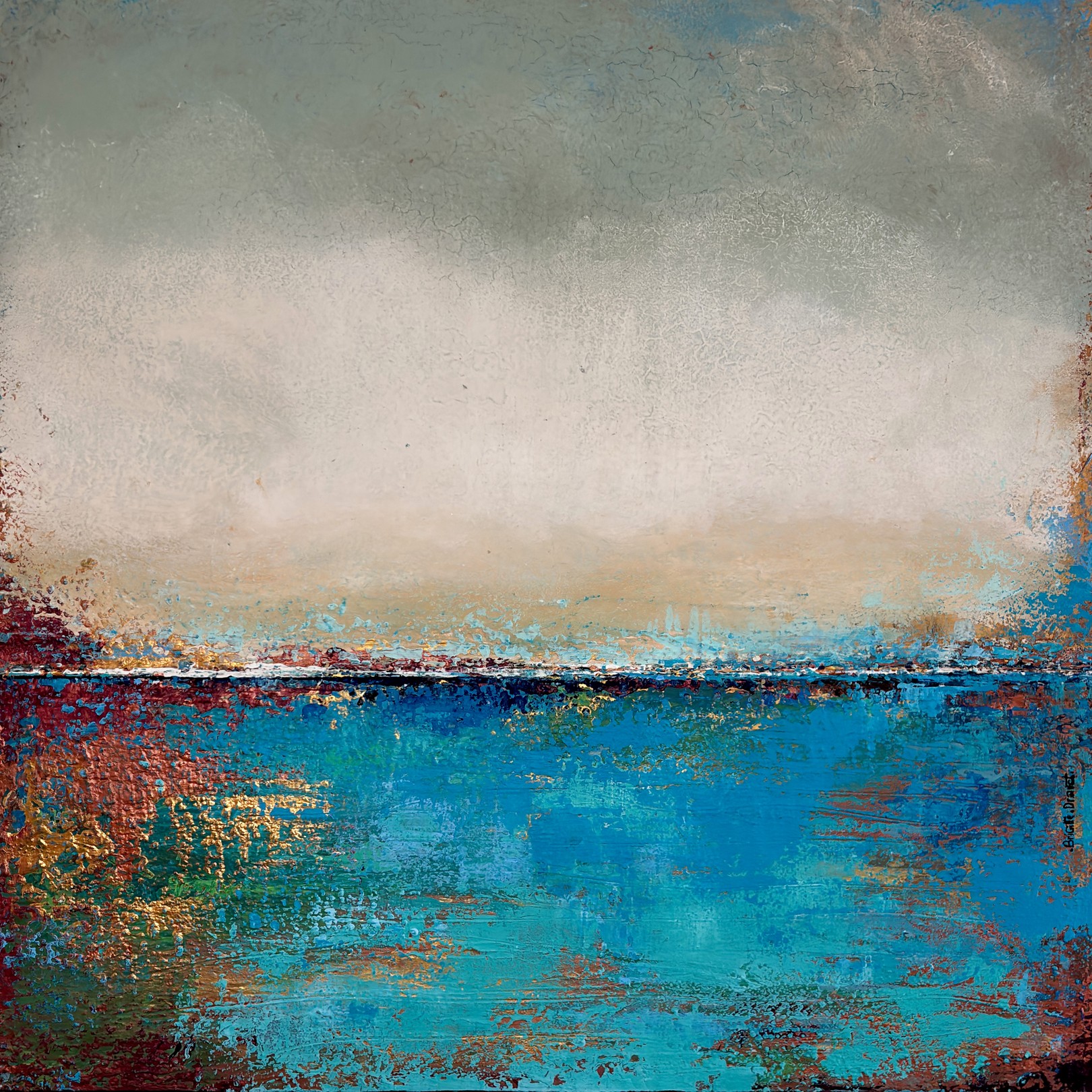 Brigitte Dravet, Shimmering sea Brigitte Dravet, Shimmering sea