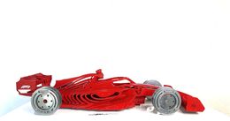 Sculpture, F1 FF red, Jean François Piecourt